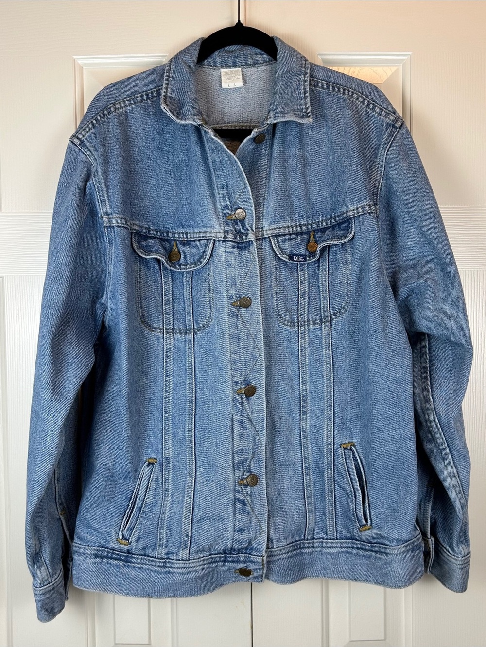 Vintage 80s/90s Lee Trucker Oversized Denim Jean Jacket
